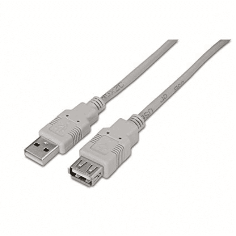 AISENS A101-0013 cable USB USB 2.0 1,8 m USB A Beige