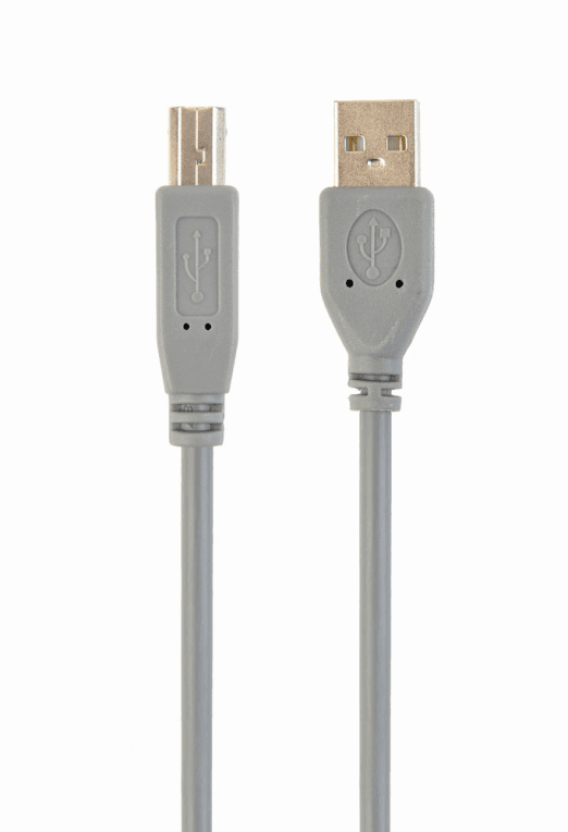 Gembird 1.8m USB 2.0 A/B M cable USB 1,8 m USB A USB B Gris