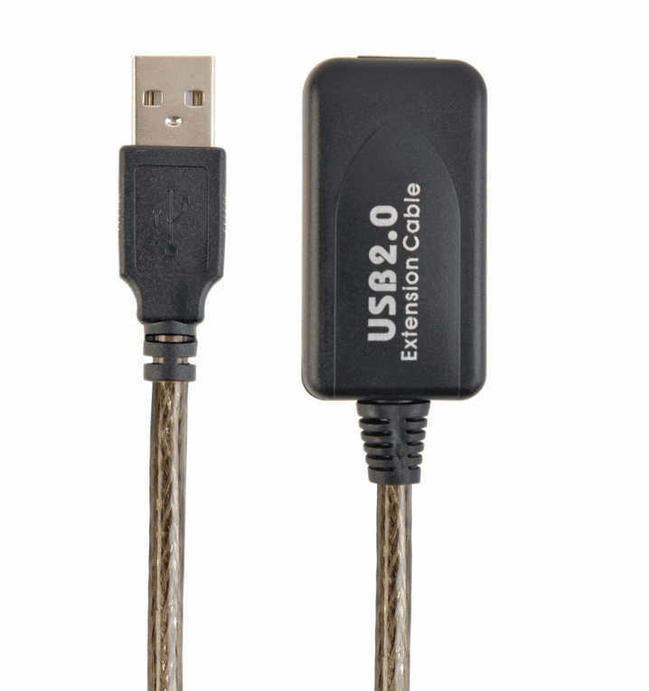 Gembird USB A/USB A M/F 10m cable USB USB 2.0 Negro