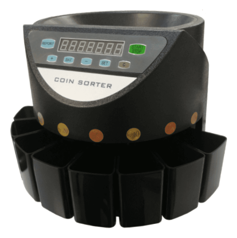 Mustek M6 contador de dinero Contador de monedas Negro