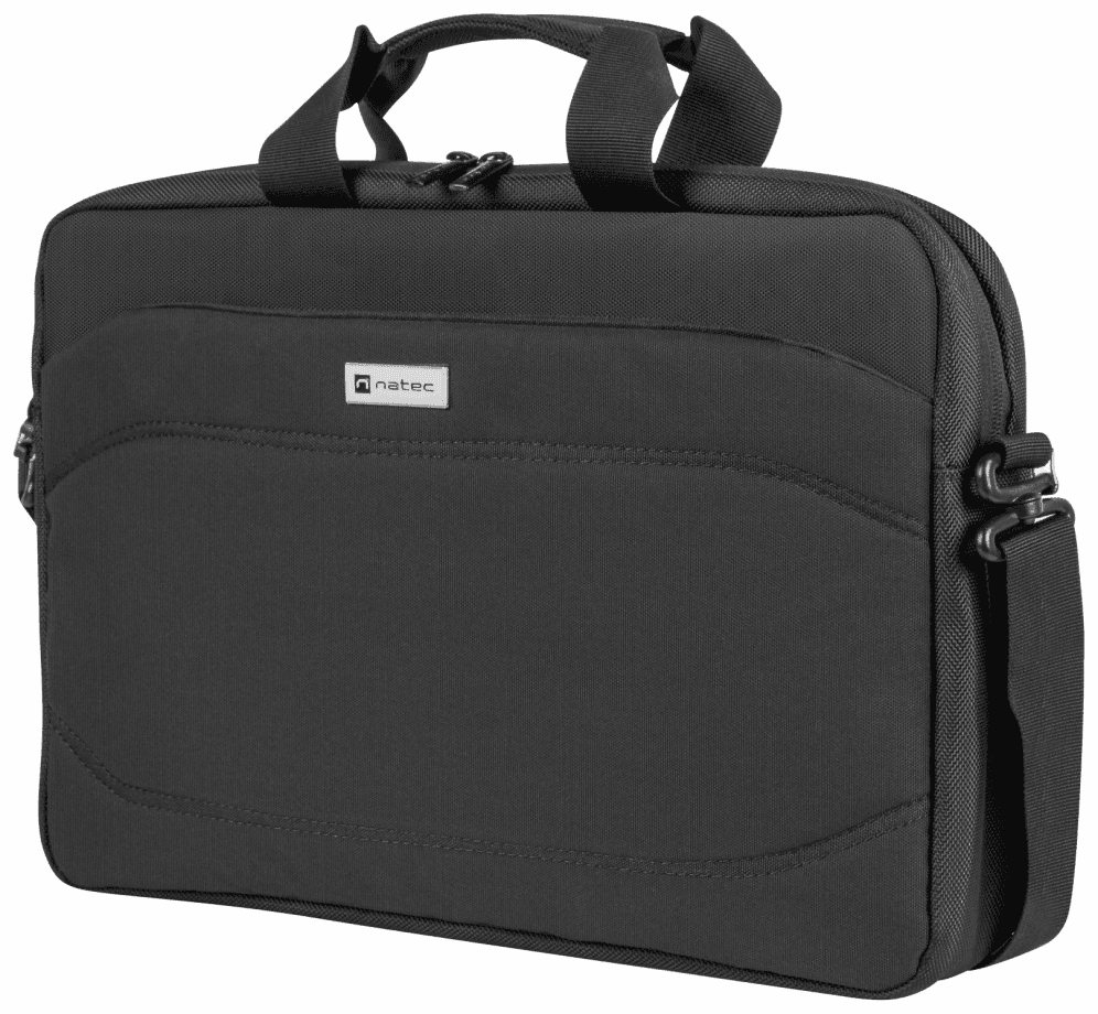 NATEC Nanger 39,6 cm (15.6") Maletín Negro