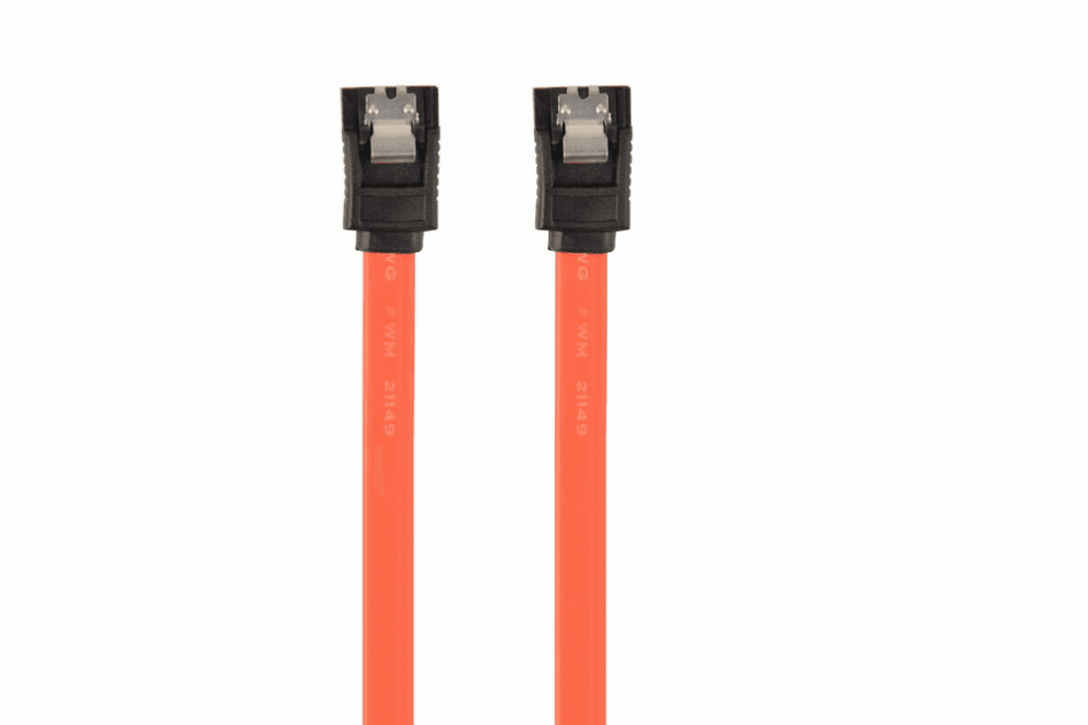 Gembird CC-SATAM-DATA cable de SATA 0,5 m Negro, Rojo