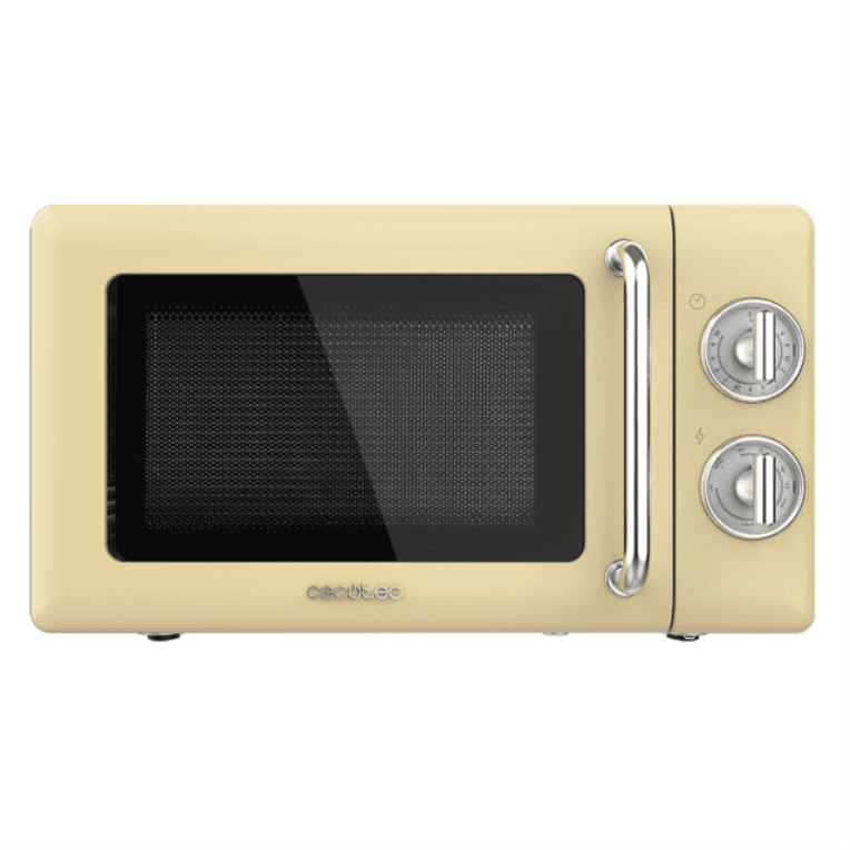 Cecotec 01708 microondas Beige, Acero inoxidable Microondas con grill Encimera 20 L 700 W
