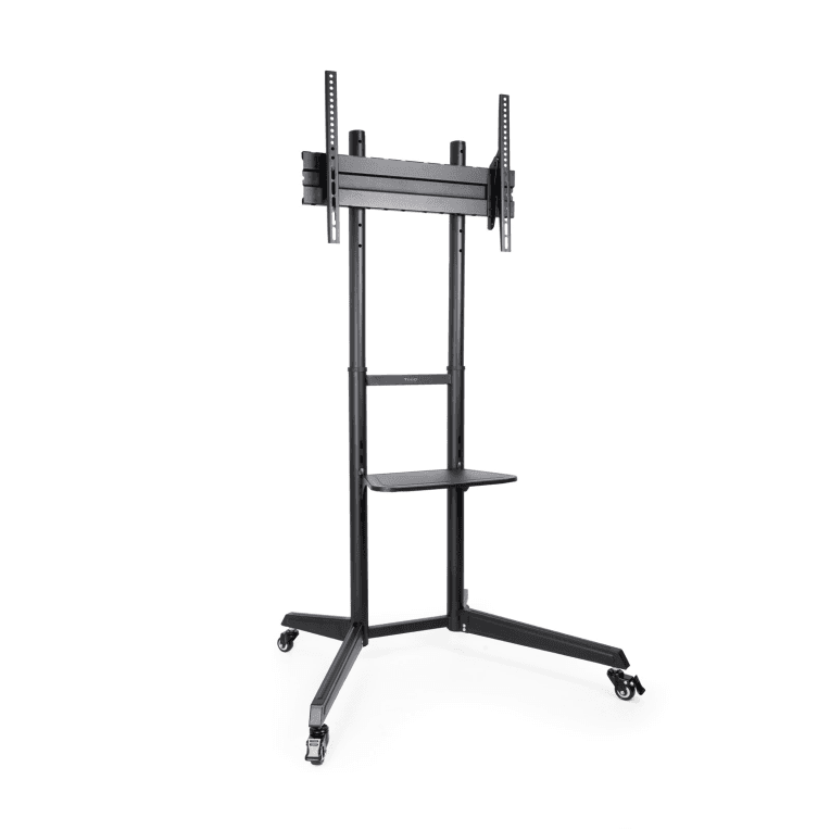 TooQ RAMSÉS Soporte de Suelo con Ruedas para Pantallas 37"- 70", Negro