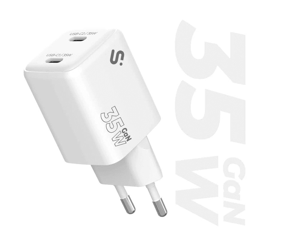 SUBBLIM Cargador GaN 35W Doble USB-C