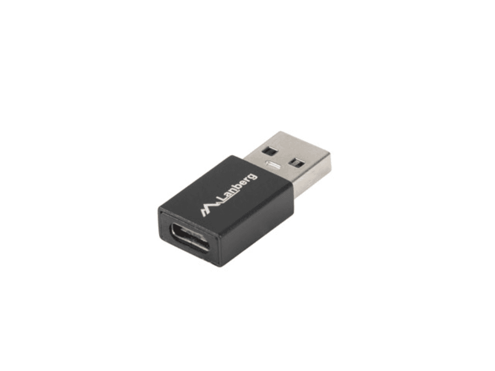Lanberg AD-UC-UA-01 cambiador de género para cable USB 3.0 Type A USB 3.0 Type C Negro