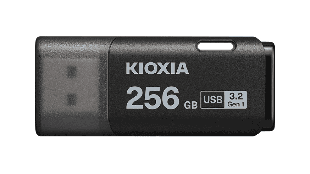 Kioxia TransMemory U301 unidad flash USB 256 GB USB tipo A 3.2 Gen 1 (3.1 Gen 1) Negro