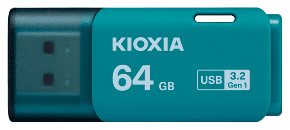 Kioxia LU301L064GG4 unidad flash USB 64 GB USB tipo A 3.2 Gen 1 (3.1 Gen 1) Azul