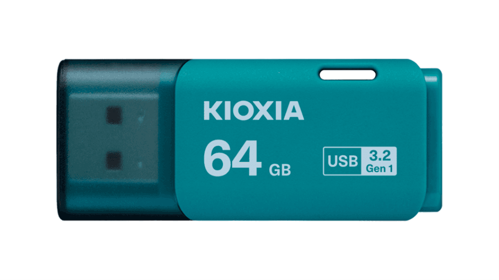 Kioxia LU301L064GG4 unidad flash USB 64 GB USB tipo A 3.2 Gen 1 (3.1 Gen 1) Azul