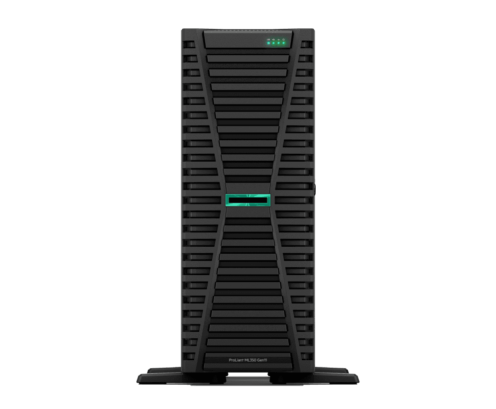 HPE ProLiant ML350 Gen11 4410Y 2.0GHz 12-core 1P 32GB-R MR408i-o 8SFF 1000W RPS Server