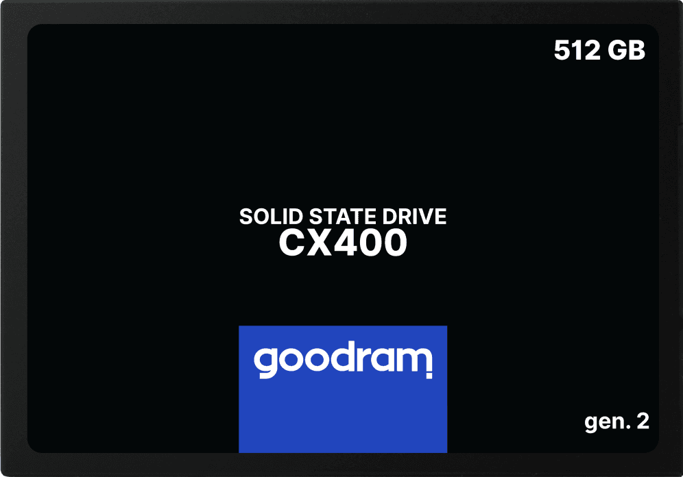 Goodram CX400 gen.2 512 GB 2.5" Serial ATA III 3D TLC NAND