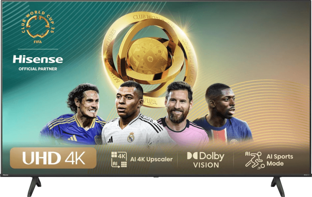 Hisense 65A6N 165,1 cm (65") 4K Ultra HD Smart TV Wifi Negro 300 cd / m²