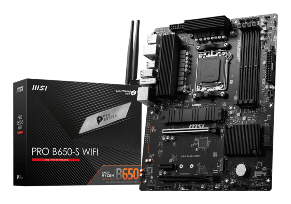 MSI PRO B650-S WIFI placa base AMD B650 Zócalo AM5 ATX