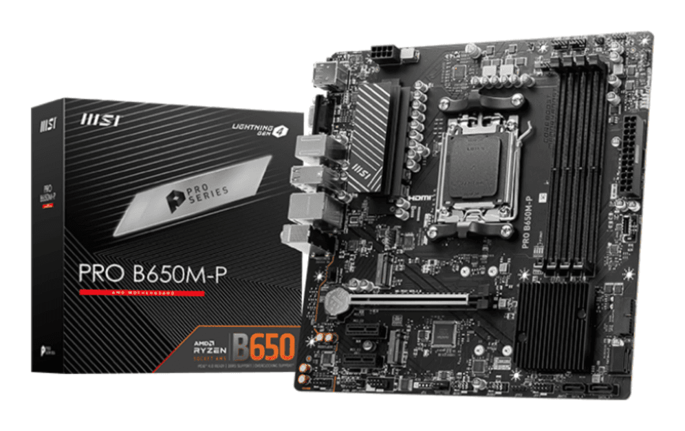 MSI PRO B650M-P placa base AMD B650 Zócalo AM5 micro ATX