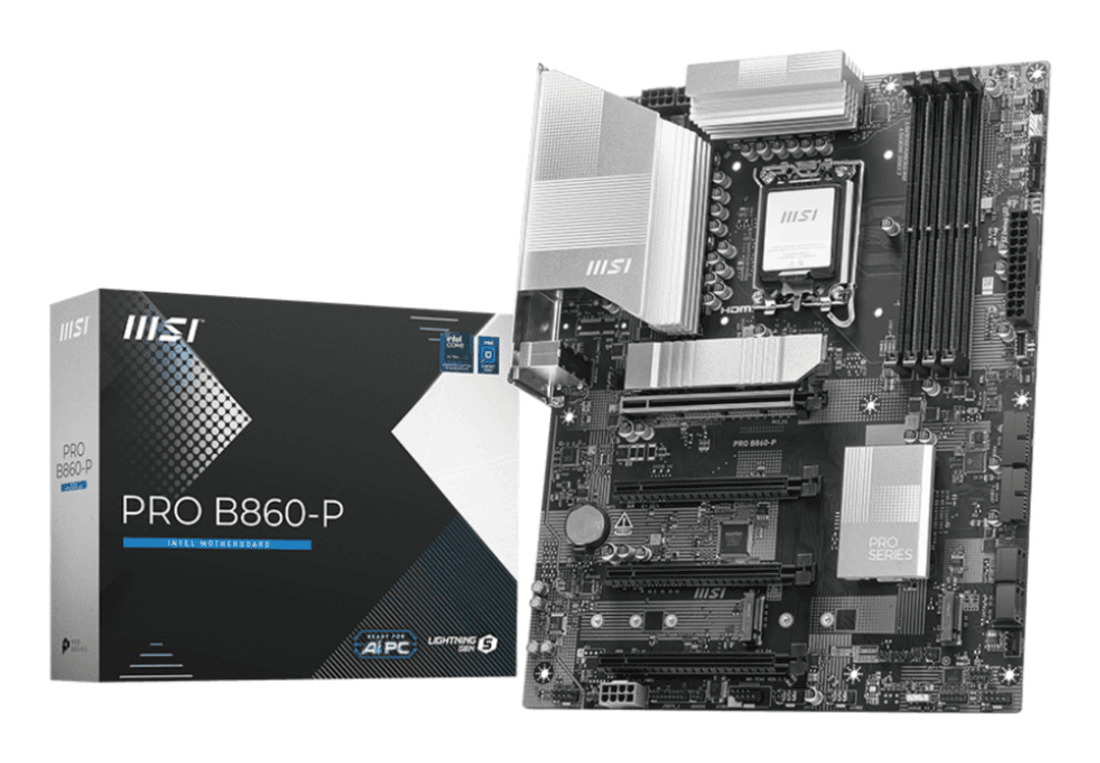 MSI PRO B860-P placa base Intel B860 LGA 1851 (Socket V1) ATX