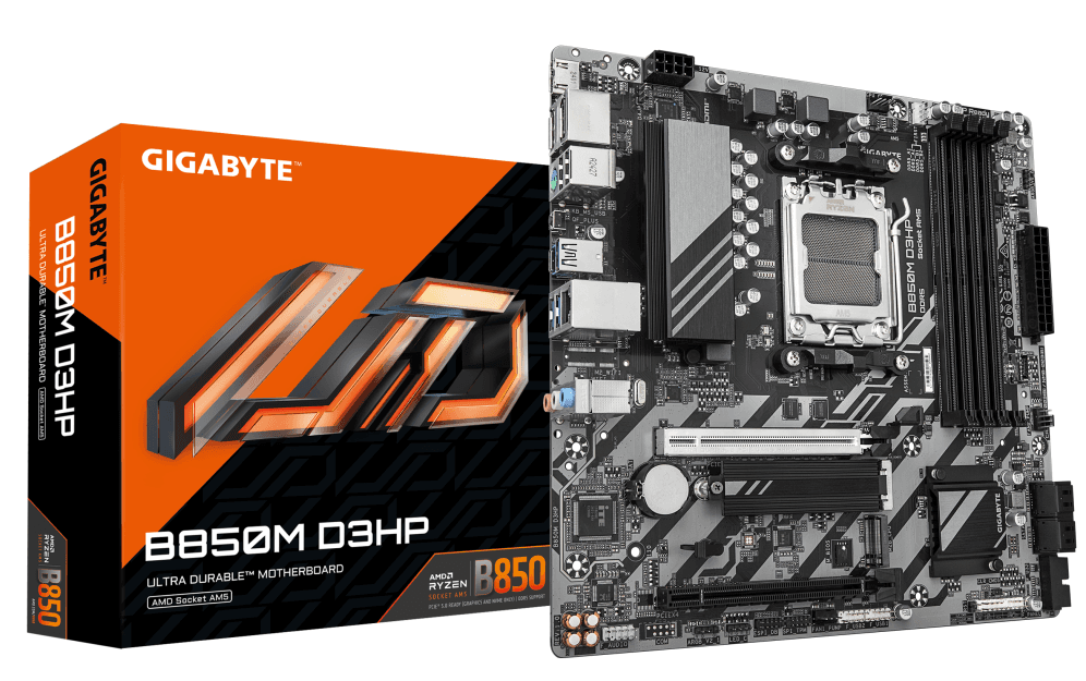 GIGABYTE B850M D3HP placa base AMD B850 Zócalo AM5 micro ATX