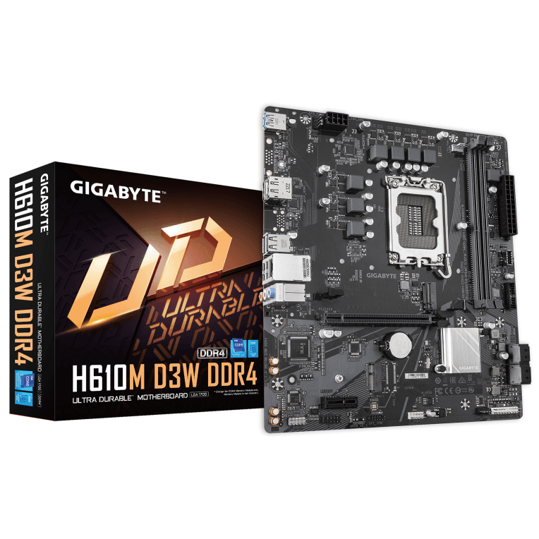 GIGABYTE H610M D3W DDR4 placa base Intel H610 LGA 1700 micro ATX