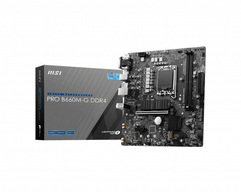 MSI PRO B660M-G DDR4 Intel B660 LGA 1700 micro ATX