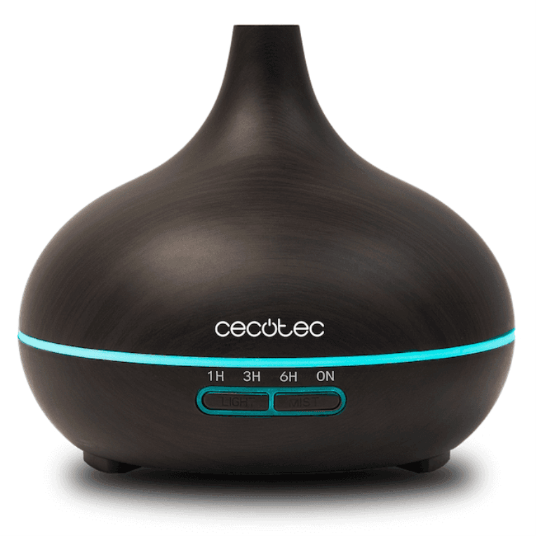 Cecotec Pure Aroma 300 humidificador Ultrasónica 0,3 L Negro, Madera 10 W
