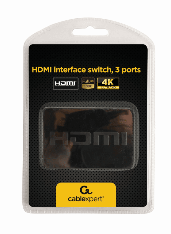 Gembird DSW-HDMI-34 interruptor de video
