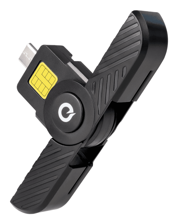 TooQ TQR-3011B lector de tarjeta inteligente USB Tipo C