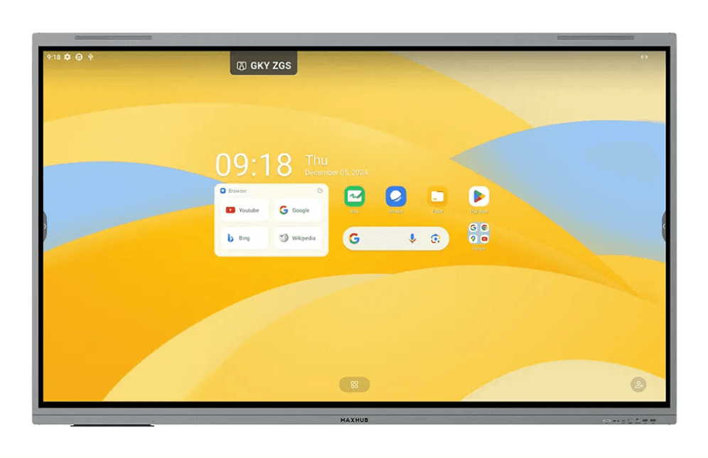 MAXHUB E7530 pizarra blanca interactiva 190,5 cm (75") 3840 x 2160 Pixeles Pantalla táctil Negro