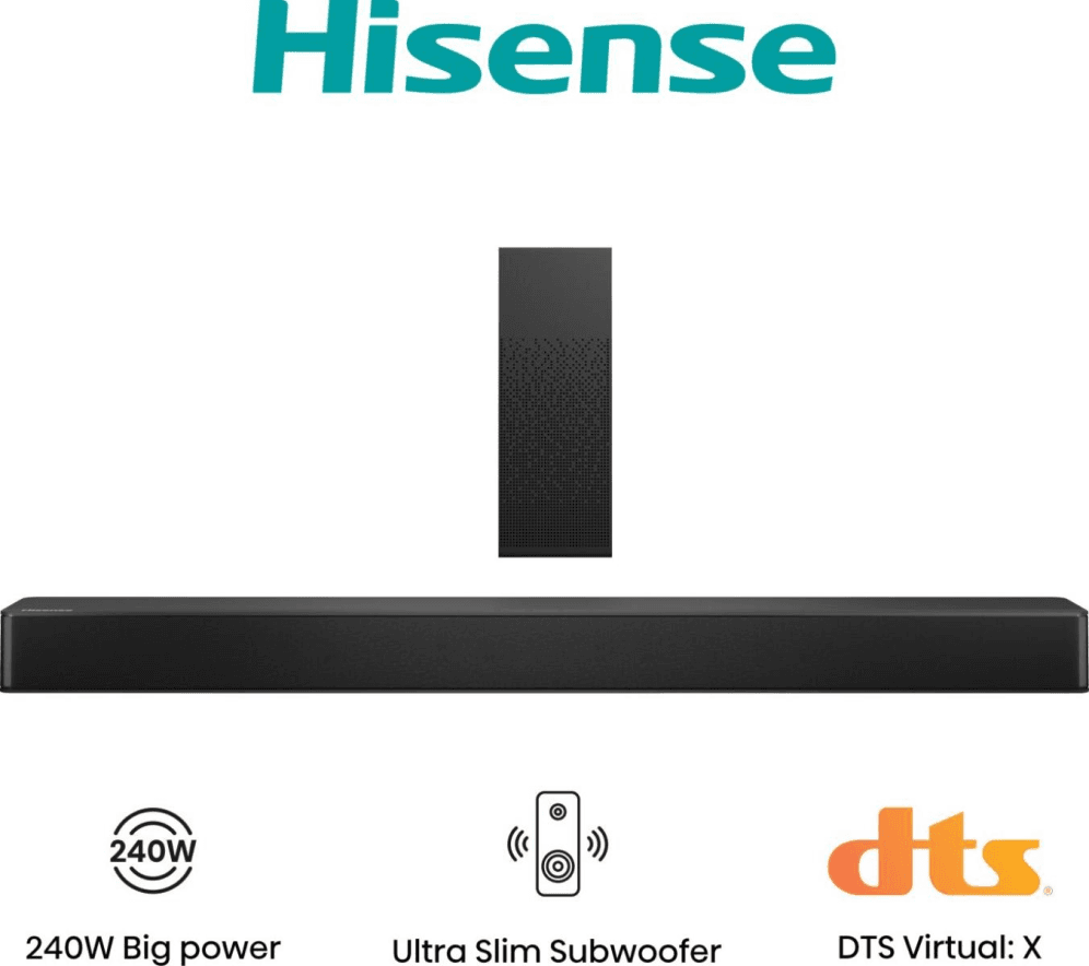 Hisense HS2100 Negro 2.1 canales 240 W