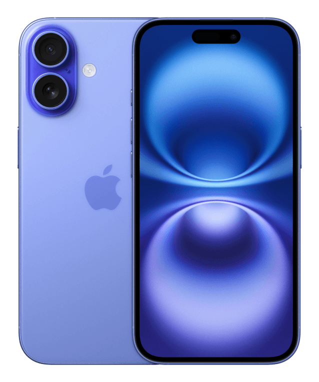 Apple iPhone 16 15,5 cm (6.1") SIM doble iOS 18 5G USB Tipo C 256 GB Azul