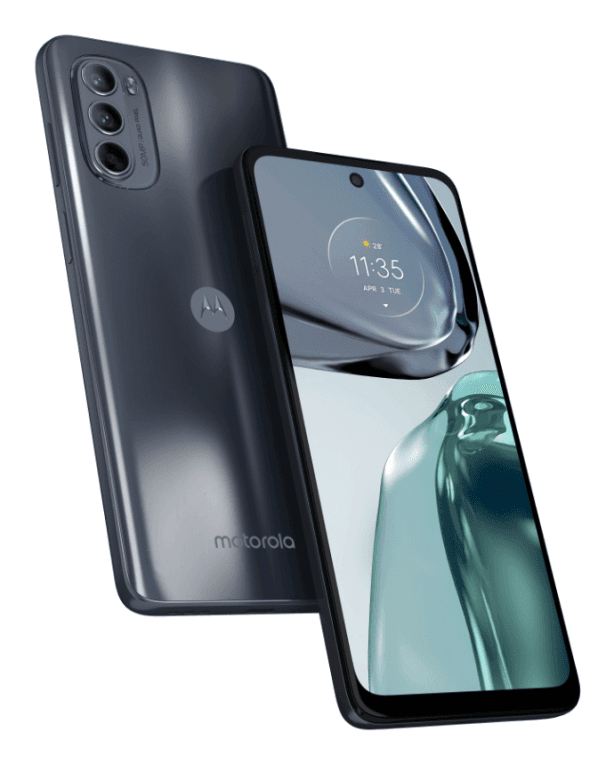 Motorola moto g62 5G 16,5 cm (6.5") Ranura híbrida Dual SIM Android 12 USB Tipo C 4 GB 128 GB 5000 mAh Gris
