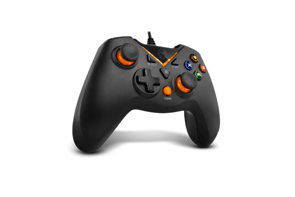 Krom NXKROMKEY mando y volante Negro USB Gamepad Analógico/Digital Android, PC, Playstation 3