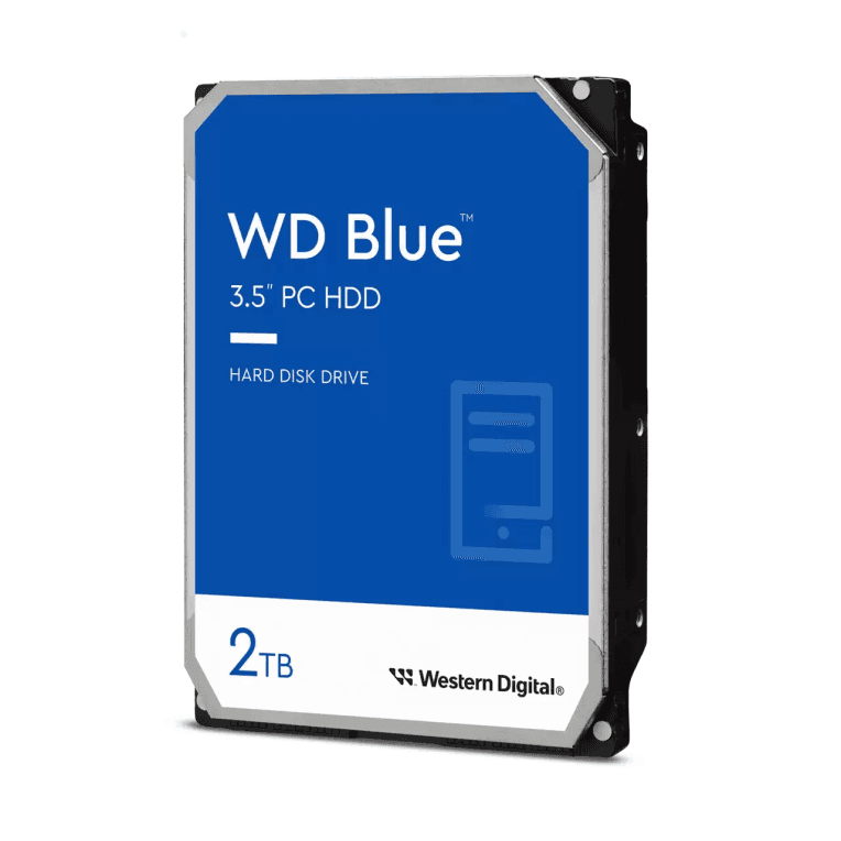 Western Digital Blue WD20EARZ disco duro interno 2 TB 5400 RPM 64 MB 3.5" Serial ATA III