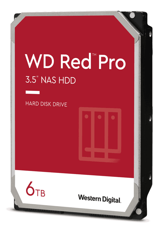 Western Digital RED PRO 6 TB disco duro interno 7200 RPM 256 MB 3.5" Serial ATA III