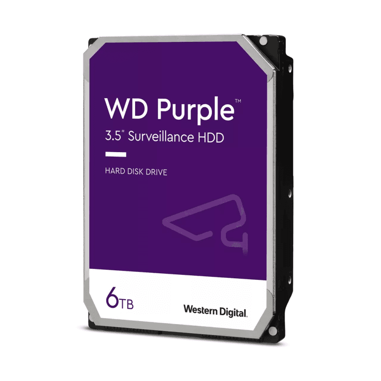 Western Digital Purple disco duro interno 6 TB 5400 RPM 256 MB 3.5" Serial ATA III