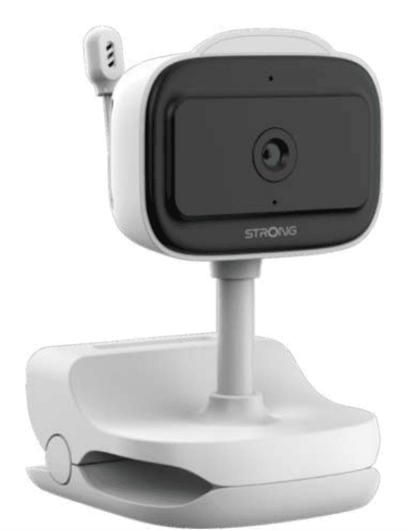 Strong DOVY video-monitor para bebés Wi-Fi Blanco, Negro