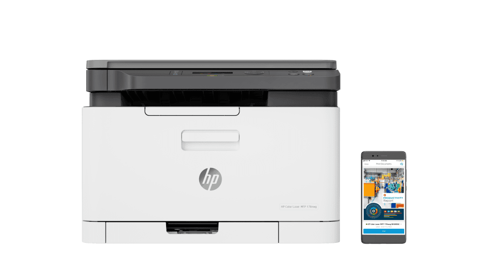 HP Laser 178nw Inalámbrico Multifunction Color Impresora, Fotocopiadora, escáner; Dúplex