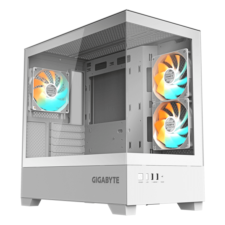 GIGABYTE C201 PANORAMIC ICE Midi Tower Blanco