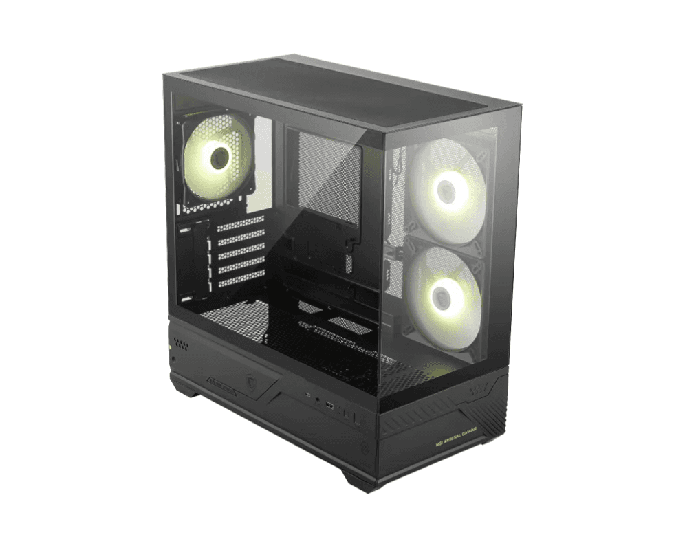 MSI MAG PANO M110R carcasa de ordenador Mini Tower Negro