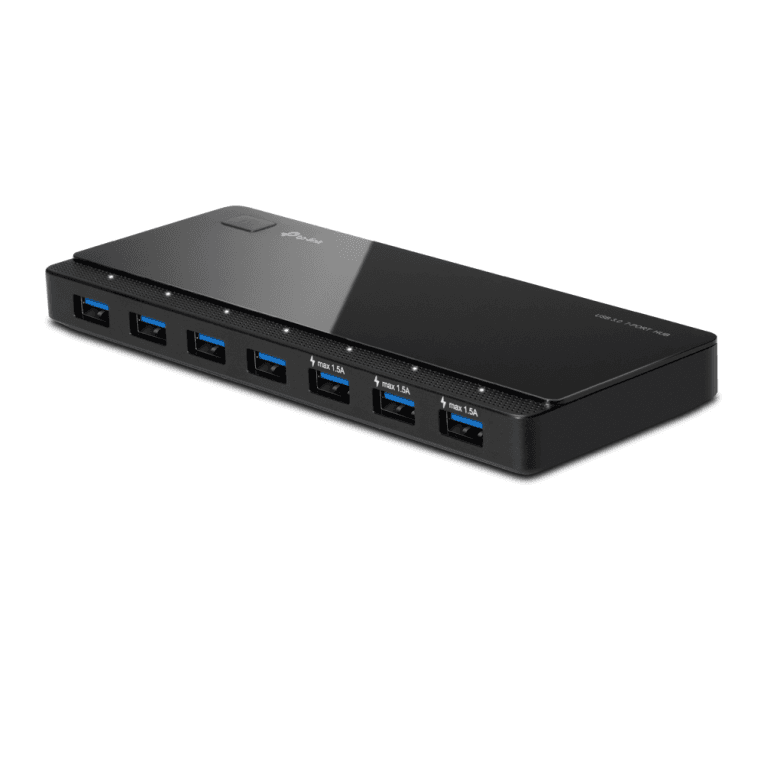 TP-Link UH700 hub de interfaz USB 3.2 Gen 1 (3.1 Gen 1) Micro-B 5000 Mbit/s Negro