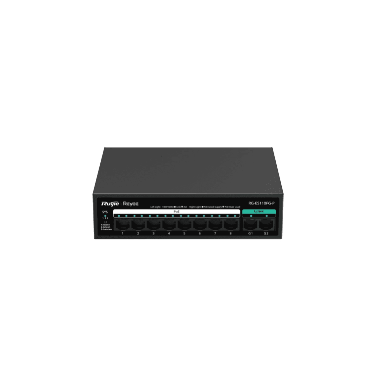 Ruijie Networks RG-ES110FG-P switch No administrado L2 Fast Ethernet (10/100) Energía sobre Ethernet (PoE)