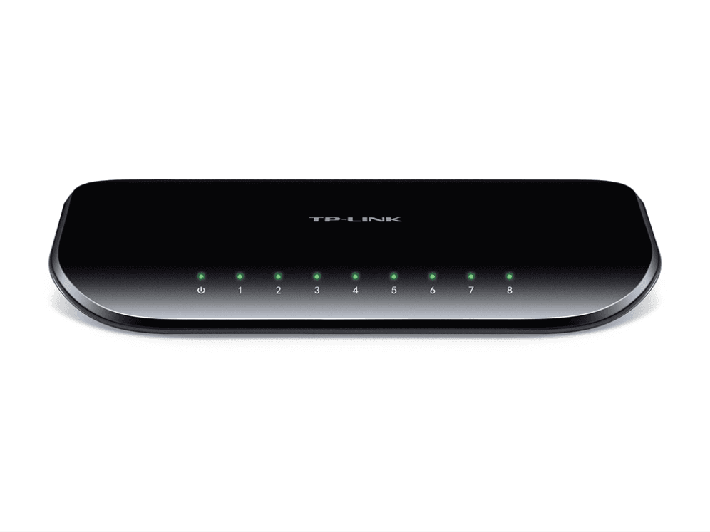 TP-Link TL-SG1008D No administrado Gigabit Ethernet (10/100/1000) Negro