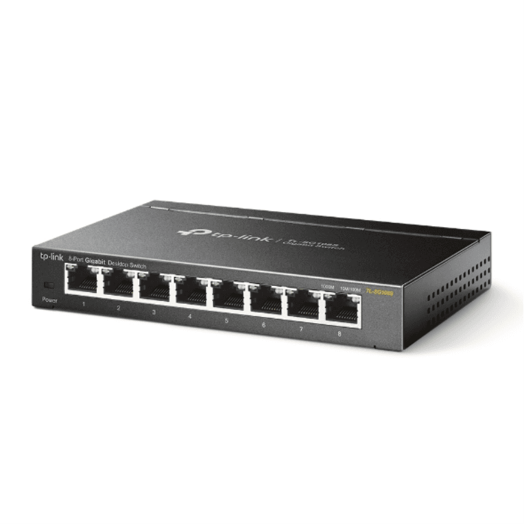 TP-Link Omada TL-SG108S switch No administrado Gigabit Ethernet (10/100/1000) Negro