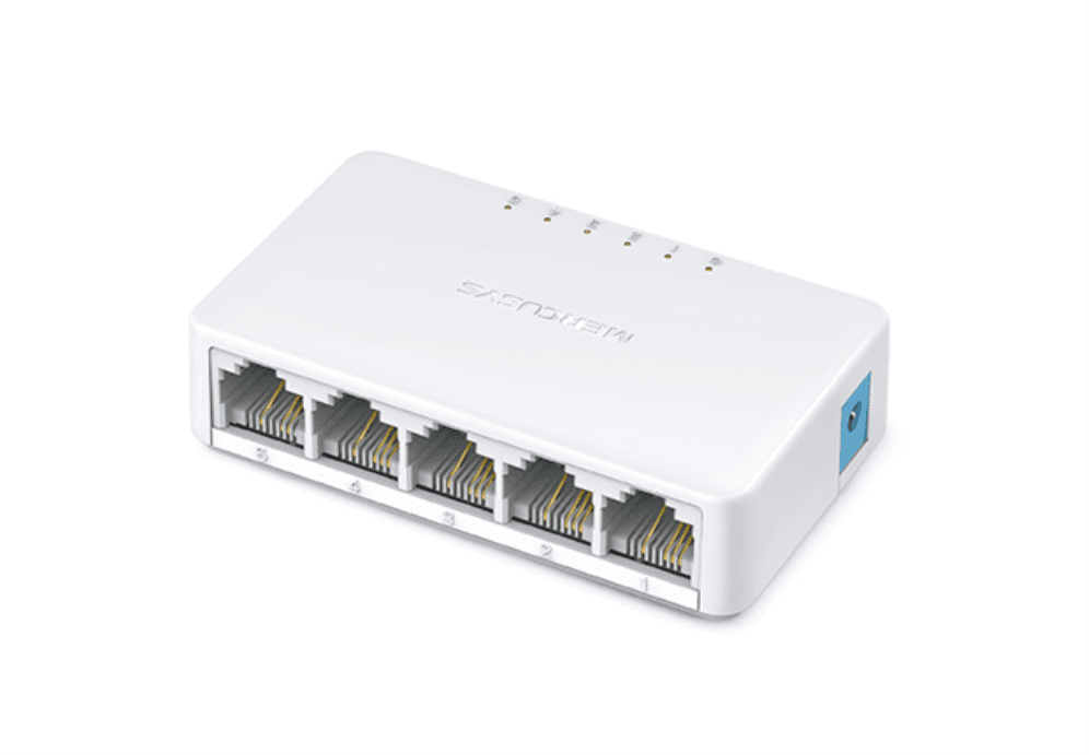 Mercusys MS105 switch No administrado Fast Ethernet (10/100) Blanco