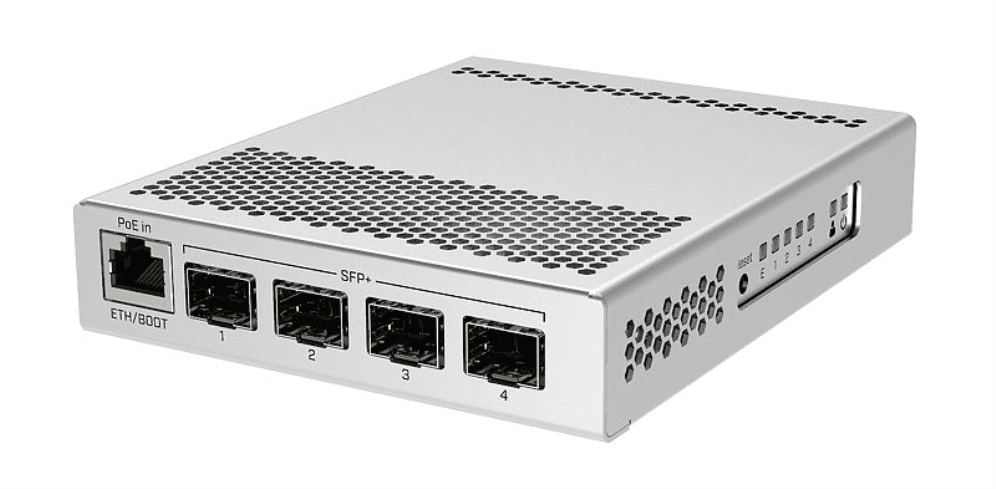 Mikrotik CRS305-1G-4S+IN switch Gestionado Gigabit Ethernet (10/100/1000) Energía sobre Ethernet (PoE) Blanco
