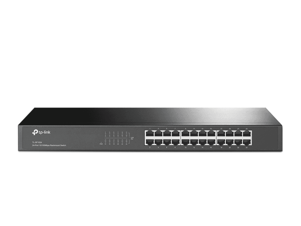 TP-Link TL-SF1024 No administrado Fast Ethernet (10/100) 1U Gris