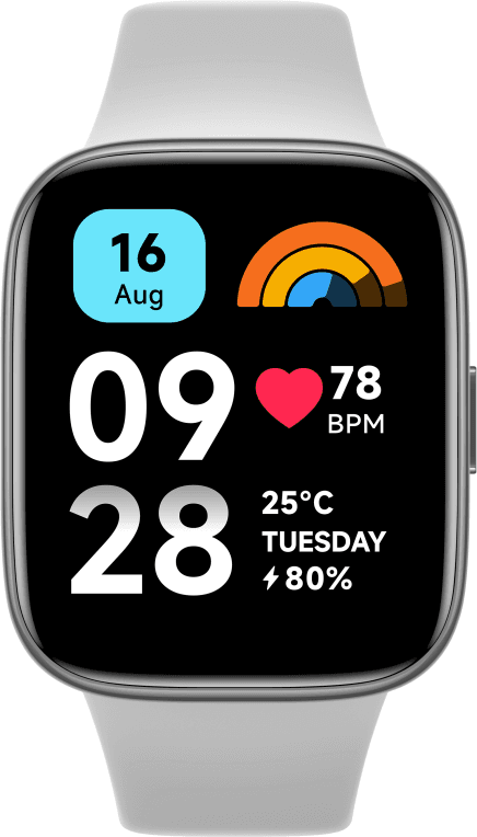 Xiaomi Redmi Watch 3 Active 4,65 cm (1.83") LED 47 mm Digital 240 x 280 Pixeles Pantalla táctil Gris