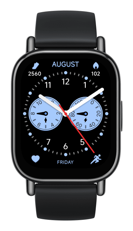 Xiaomi Redmi Watch 5 Lite 4,98 cm (1.96") AMOLED Digital 410 x 502 Pixeles Pantalla táctil Negro GPS (satélite)