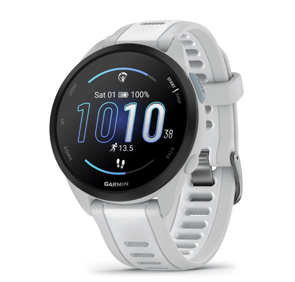 Garmin Forerunner 165 3,05 cm (1.2") AMOLED 43 mm Digital 390 x 390 Pixeles Pantalla táctil Gris GPS (satélite)