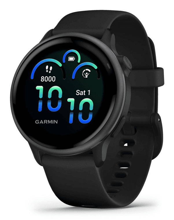Garmin vívoactive 6 3,05 cm (1.2") AMOLED 42 mm Digital 390 x 390 Pixeles Pantalla táctil Negro Wifi GPS (satélite)