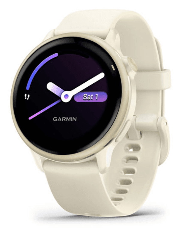 Garmin vívoactive 6 3,05 cm (1.2") AMOLED 42 mm Digital 390 x 390 Pixeles Pantalla táctil Blanco Wifi GPS (satélite)