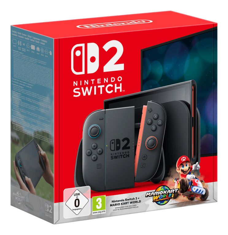 Nintendo Switch 2 + Mario Kart World videoconsola portátil 20,1 cm (7.9") 256 GB Pantalla táctil Wifi Negro